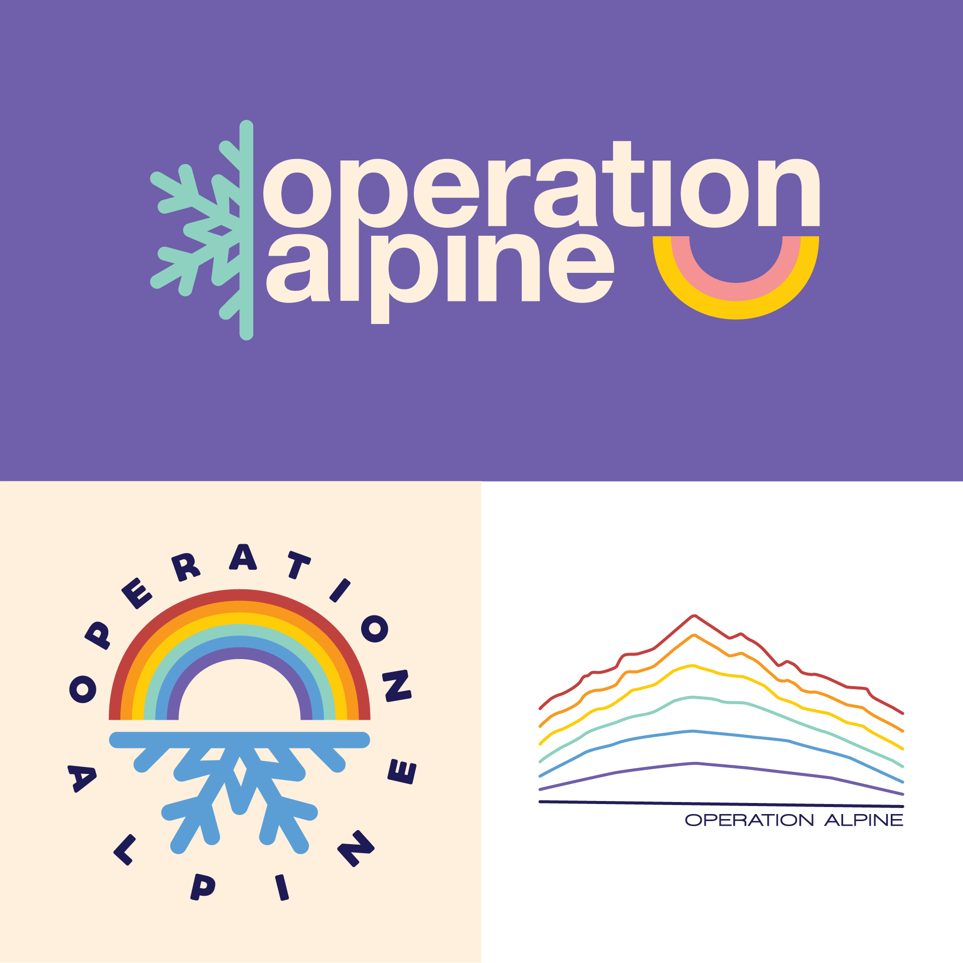 Operation Alpine alternate logo design ideas